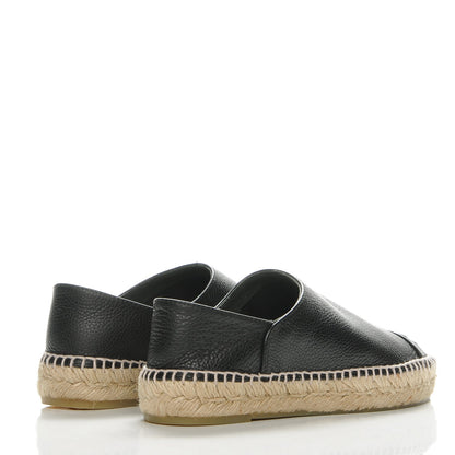 Chanel Grained Calfskin CC Espadrilles 35 Black 4 of 8