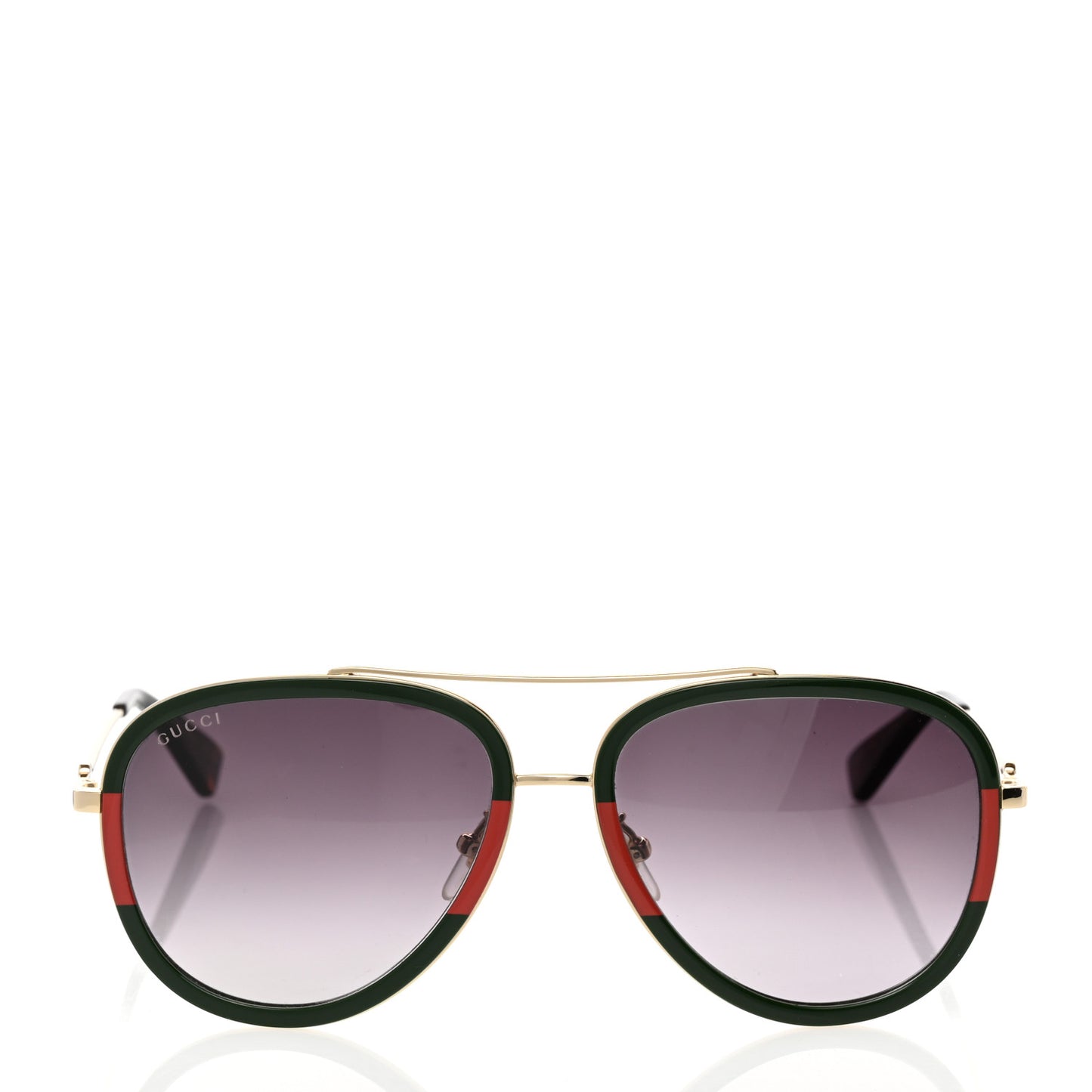 Web Aviator Sunglasses GG0062S Green Red