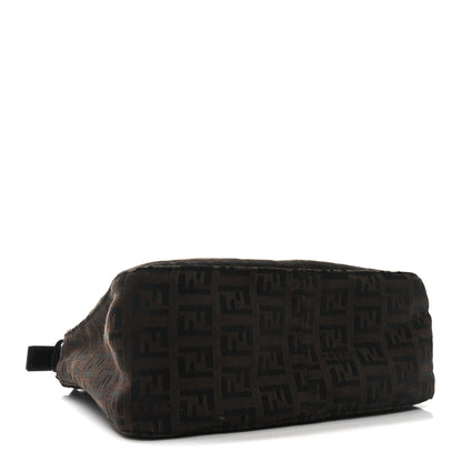 Fendi Zucchino Vitello Mini Pochette Moro Black 4 of 7