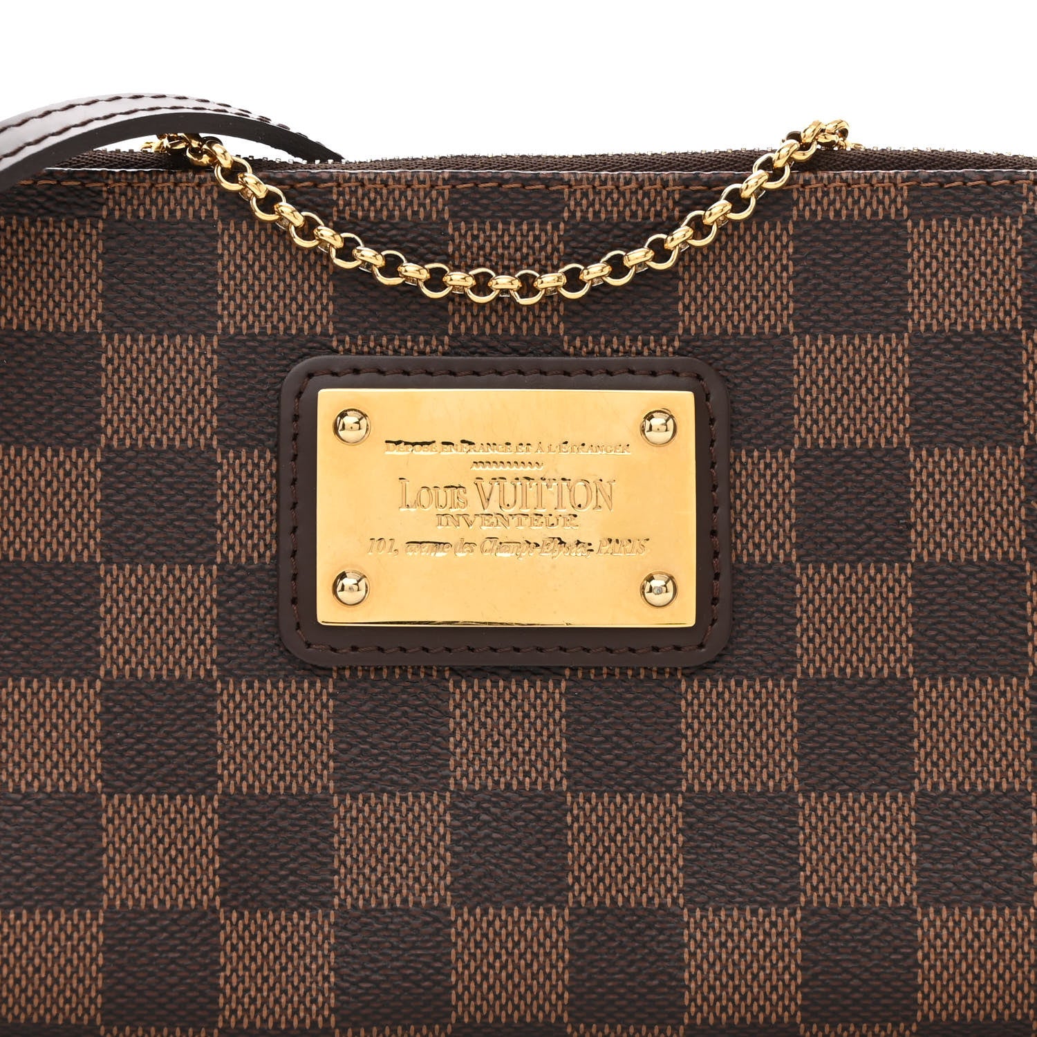 Louis Vuitton Damier Ebene Eva Clutch 6 of 8