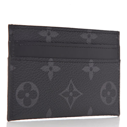 Louis Vuitton Monogram Eclipse Porte-Cartes Double Card Holder 3 of 7