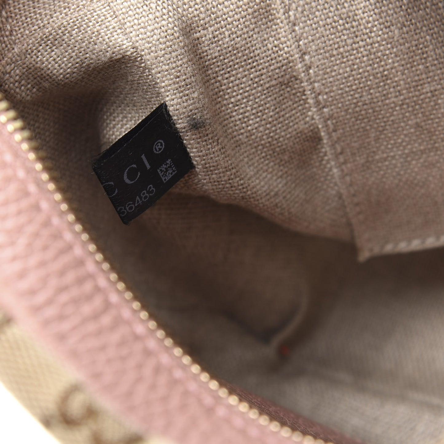 Monogram Mini Bree Messenger Bag Beige Soft Pink