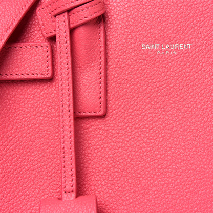 Saint Laurent Grained Calfskin Nano Sac De Jour Coral 14 of 14