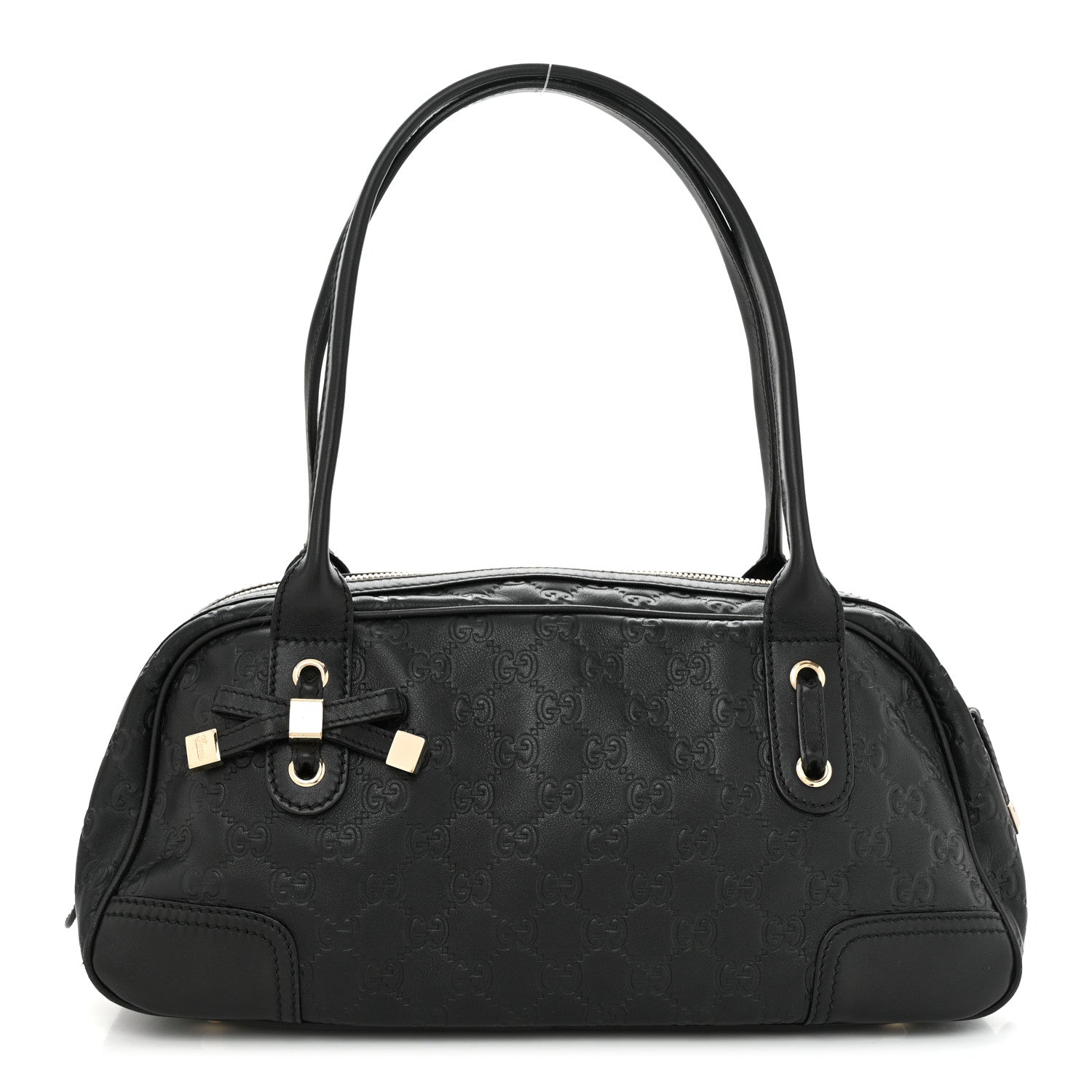 Gucci Guccissima Small Princy Satchel Black 1 of 10