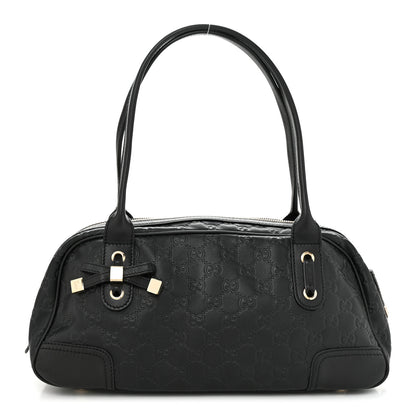 Gucci Guccissima Small Princy Satchel Black 1 of 10