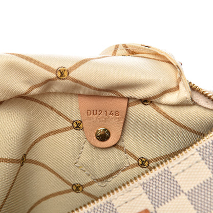 Louis Vuitton Damier Azur Summer Trunks Speedy Bandouliere 30 6 of 11