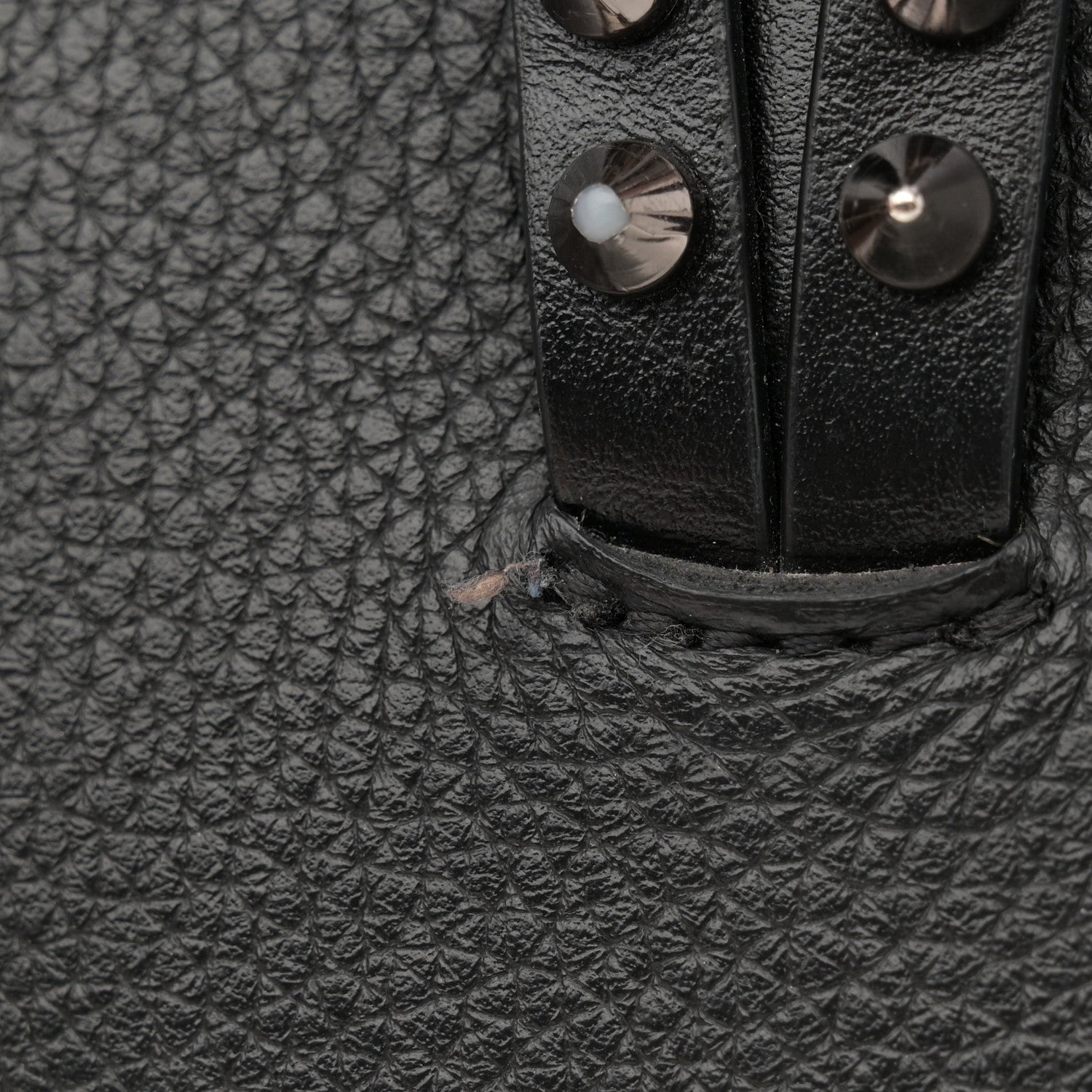 Christian Louboutin Calfskin Spikes Mini East West Cabata Tote Black 13 of 13