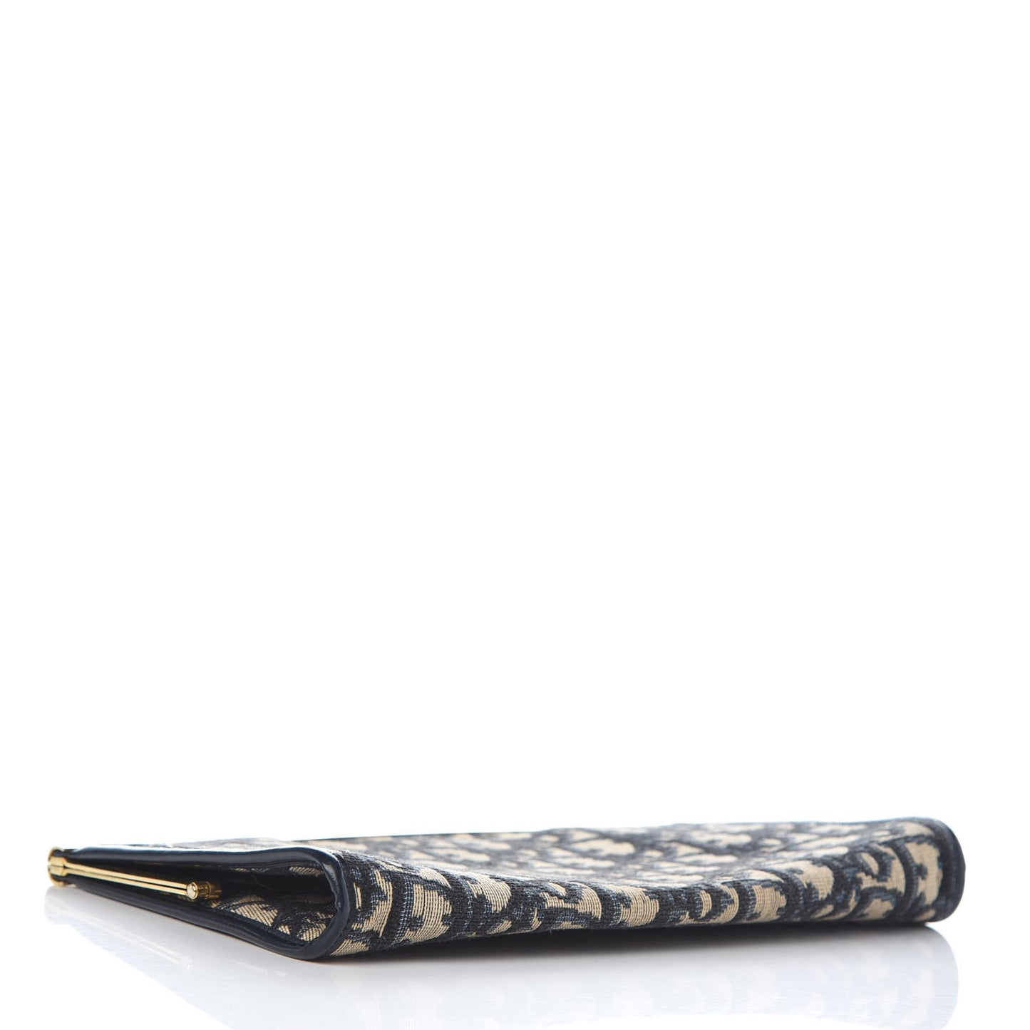 Monogram Clutch Navy Blue