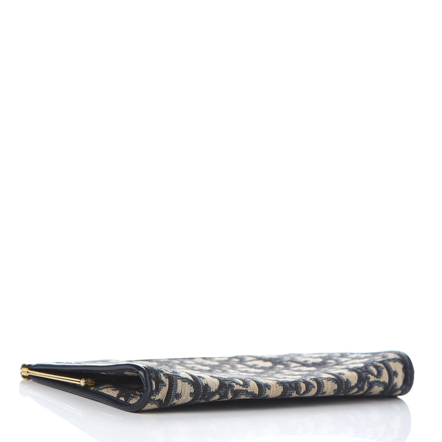Christian Dior Monogram Clutch Navy Blue 4 of 8
