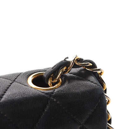 Chanel Lambskin Quilted Mini Square Flap Black 13 of 15