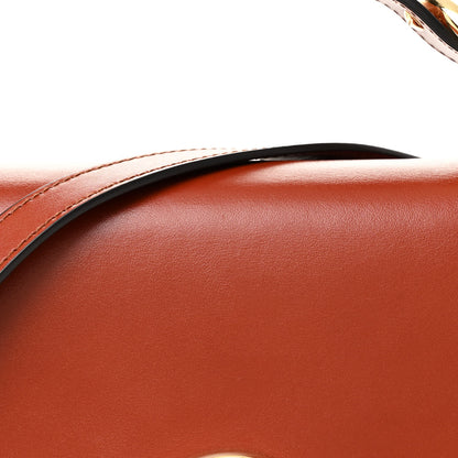 Chloe Calfskin Small Square C Double Carry Sepia Brown 8 of 10