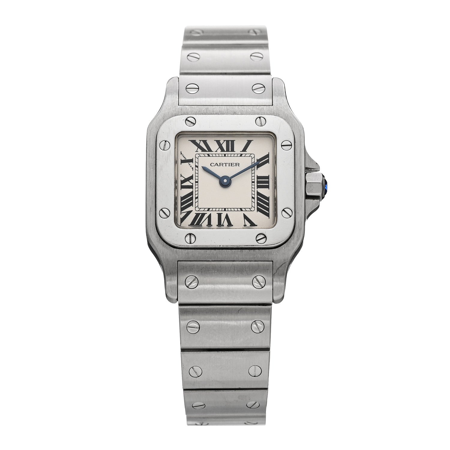 Cartier Stainless Steel 24mm Santos de Cartier Galbee Quartz Watch 1 of 4