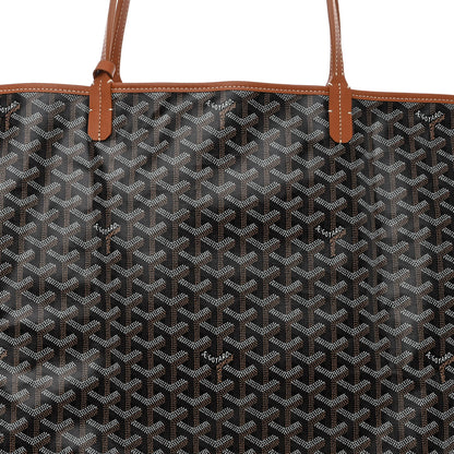 Goyard Goyardine Saint Louis GM Black Gold 10 of 12