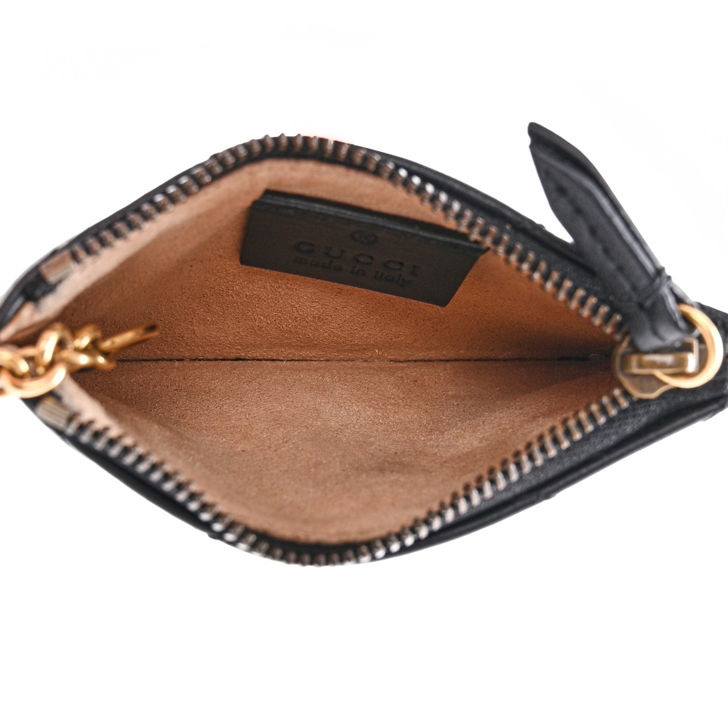 Gucci Calfskin Matelasse GG Marmont Key Case Black 5 of 8
