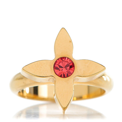 Louis Vuitton Crystal Idylle Ring L Gold 1 of 5