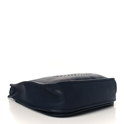 Hermes Taurillon Clemence Evelyne III GM Bleu Nuit 4 of 9