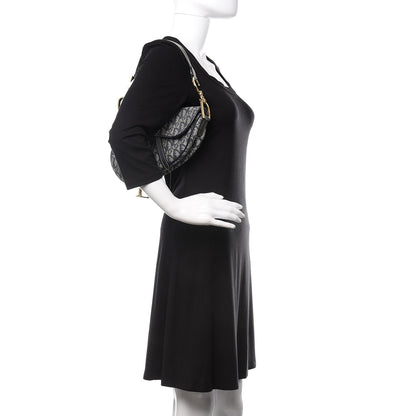 Christian Dior Monogram Saddle Bag Blue 2 of 10