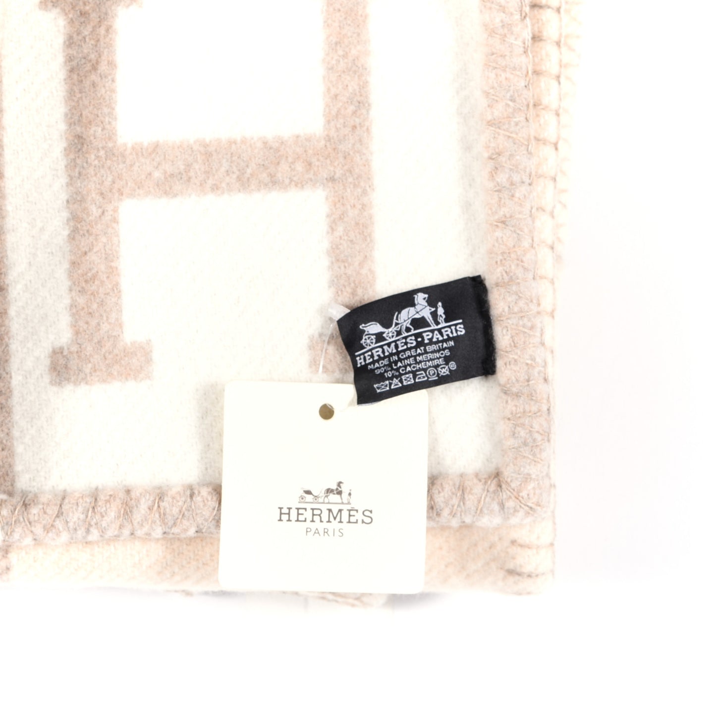 Wool Cashmere Avalon III Blanket Coco Camomille