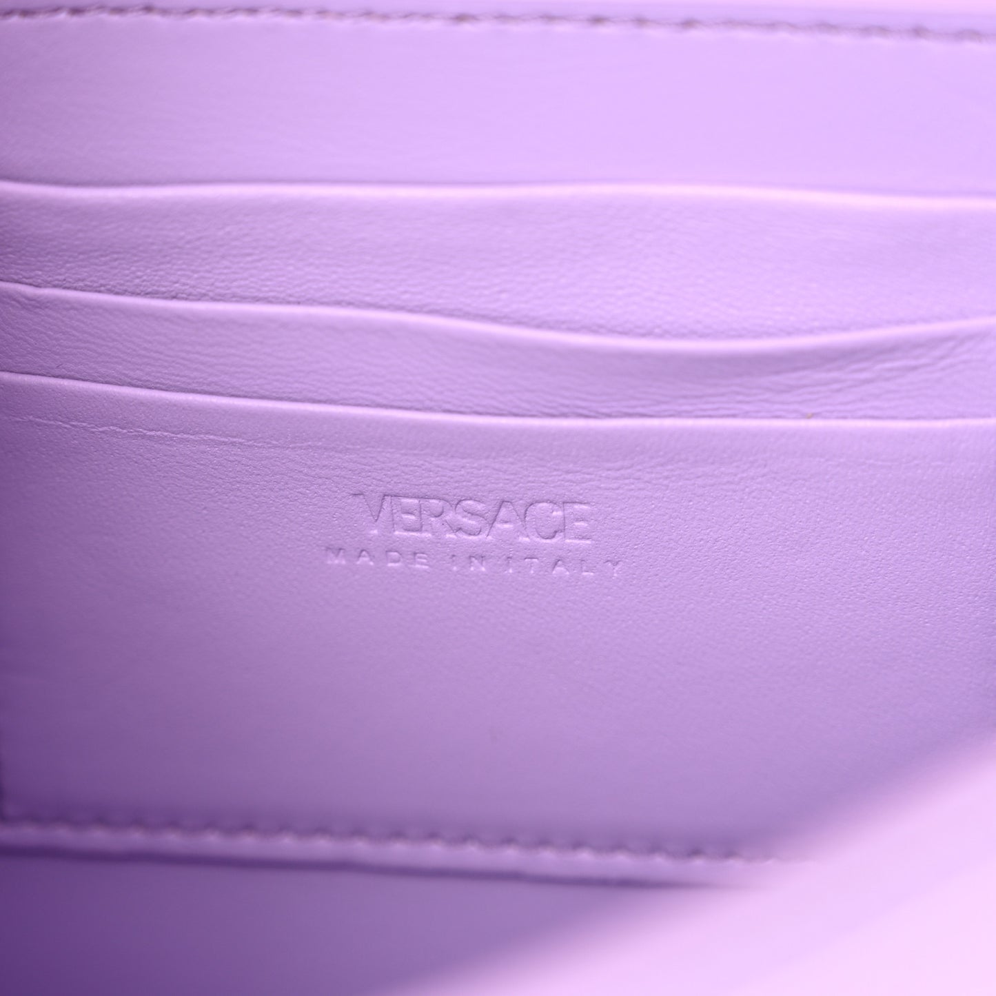 Calfskin Small Greca Goddess Shoulder Bag Lilac