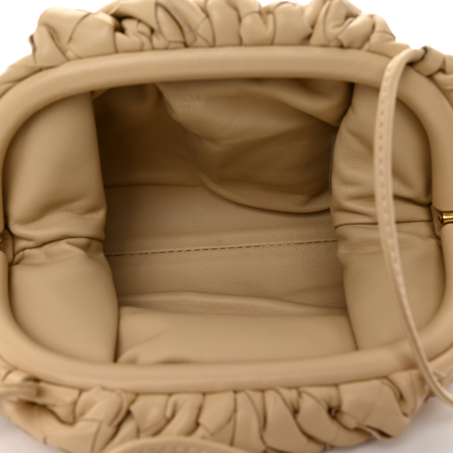 Bottega Veneta Nappa Intrecciato The Mini Pouch Porridge 1467189