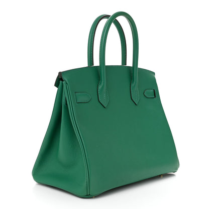 Hermes Epsom Birkin 30 Vert Vertigo 3 of 11