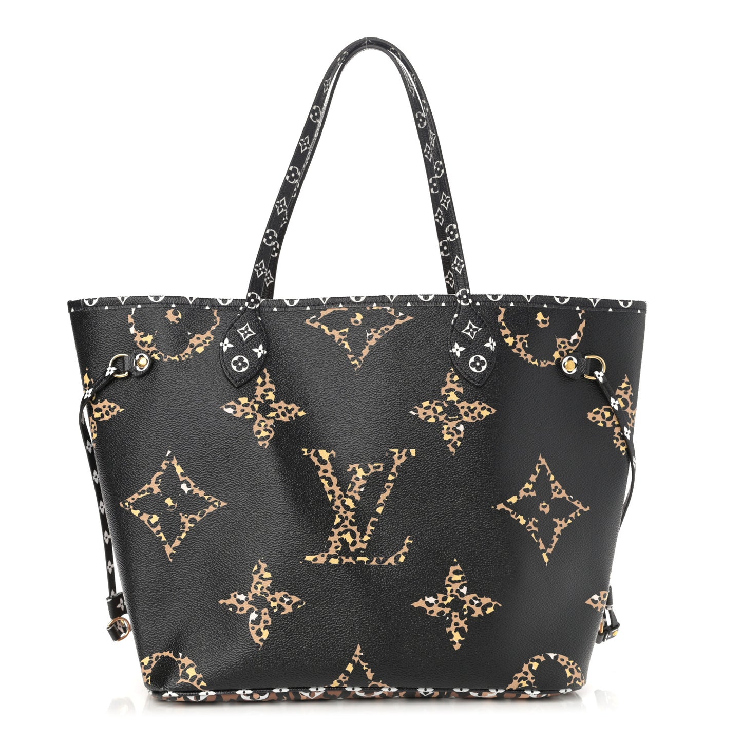 Monogram Giant Jungle Neverfull MM Black