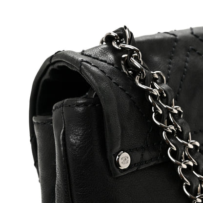 Chanel Calfskin Diamond Stitch Large Messenger Black 14 of 15