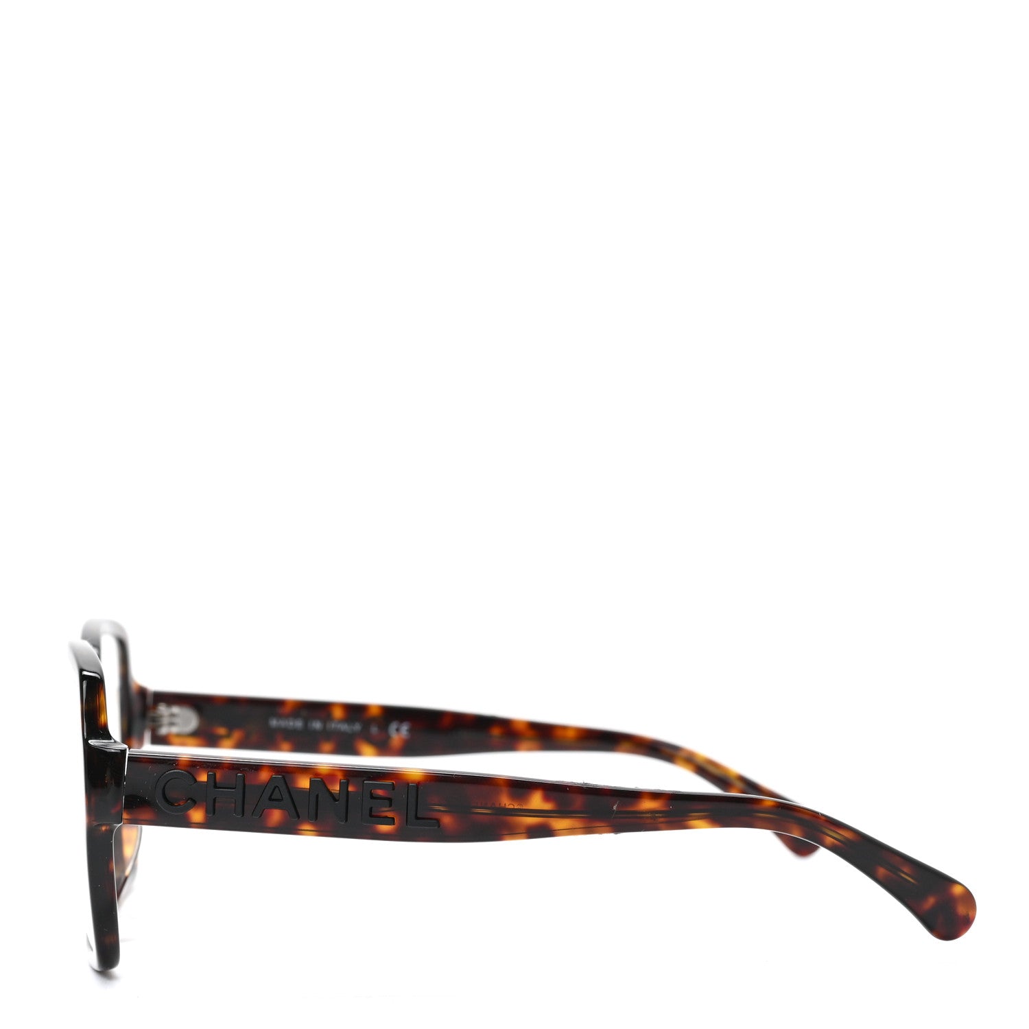 Chanel Acetate Square Eyeglasses 5408-A Tortoise 3 of 6