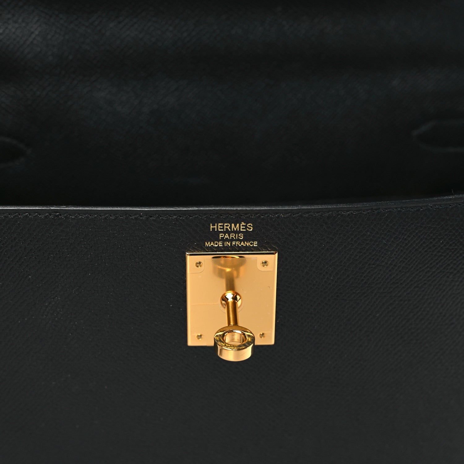 Hermes Epsom Kelly Sellier 28 Black 6 of 9