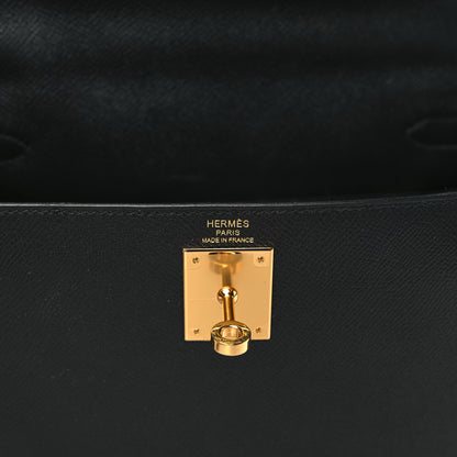 Hermes Epsom Kelly Sellier 28 Black 6 of 9