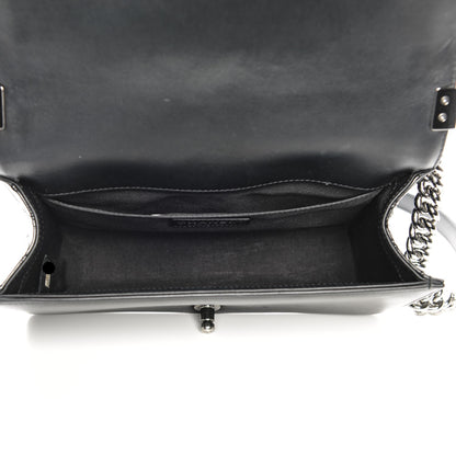 Chanel Patent Chevron Quilted Medium Boy Flap Black 12 of 14