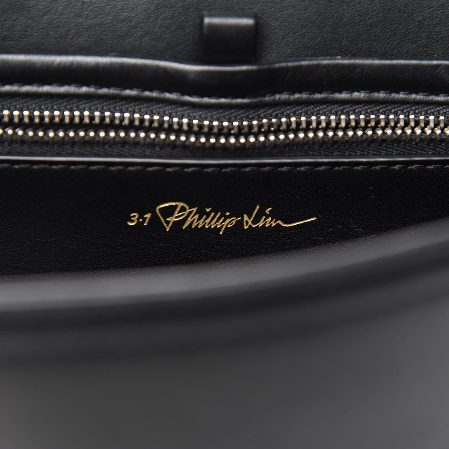 Calfskin Alix Flap Shoulder Bag Black