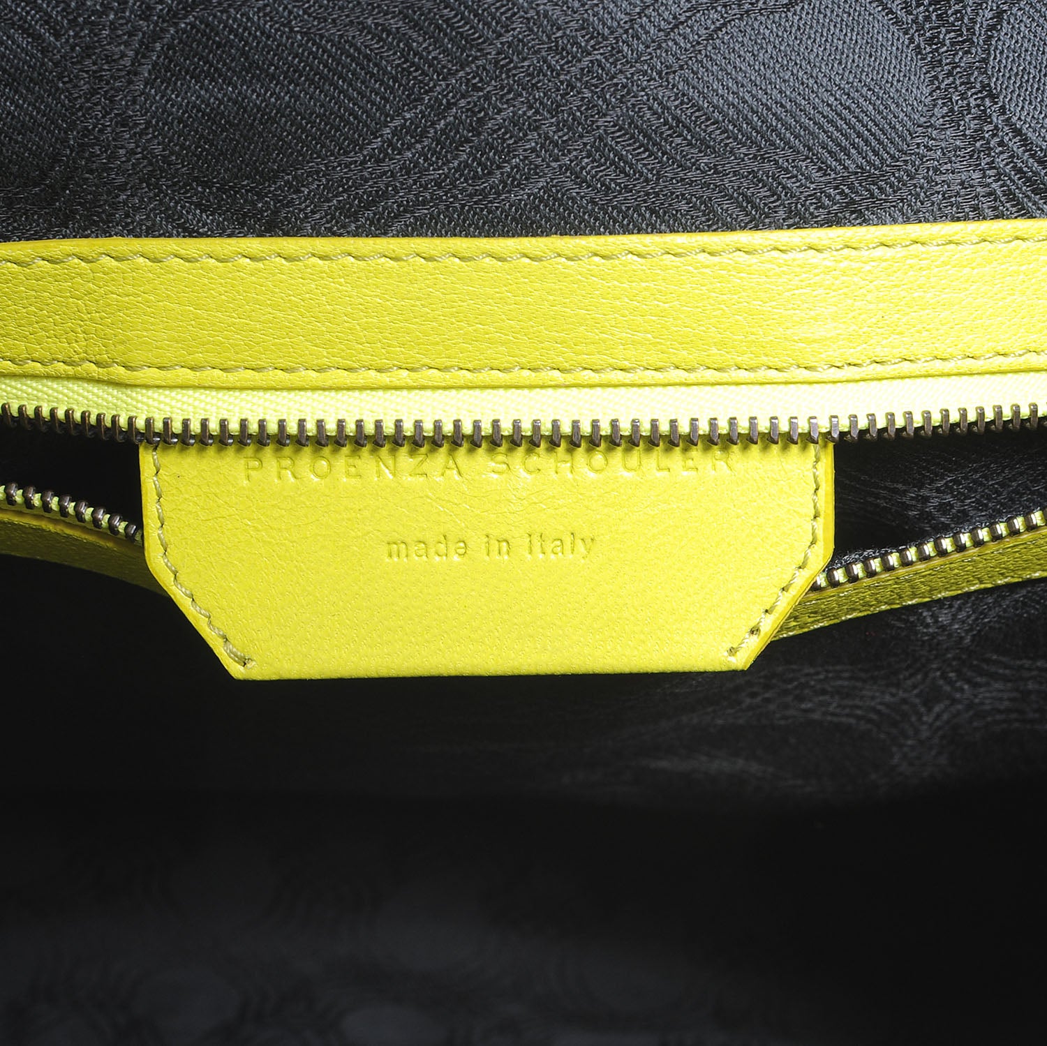 Proenza Schouler Leather PS1 Tote Citron 7 of 8