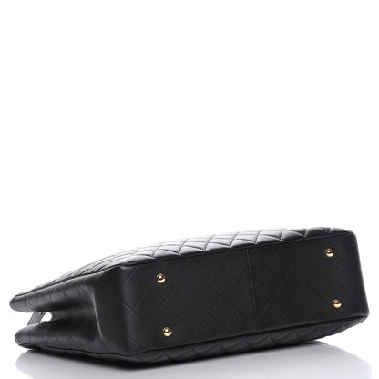 Chanel Calfskin Quilted Timeless Tote Black 4 of 8
