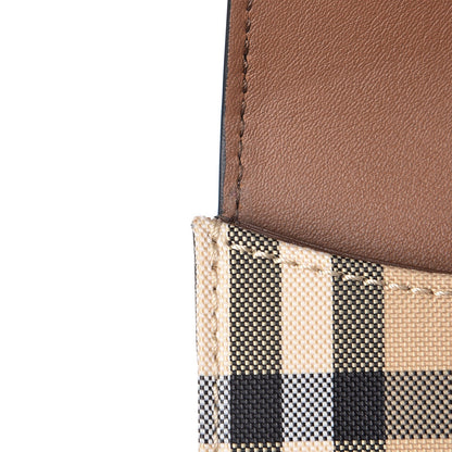 Burberry Calfskin Horseferry Check Chesam Card Case Tan 8 of 9