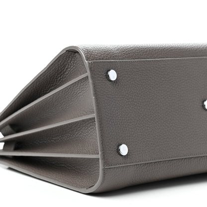 Saint Laurent Grained Calfskin Small Sac De Jour Fog 7 of 9