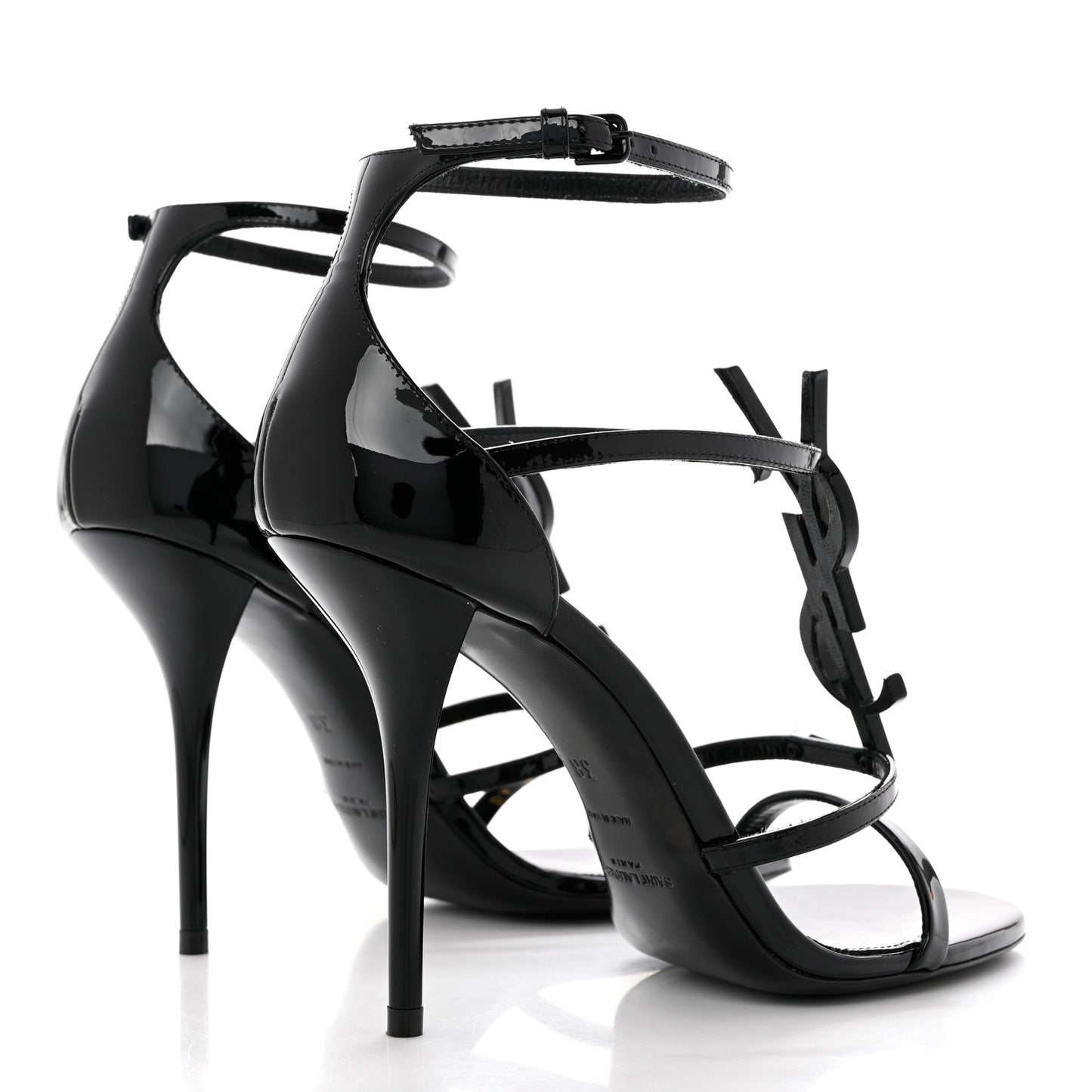 Patent Cassandra 100 Sandals 38 Black