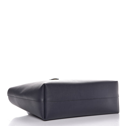 Saint Laurent Calfskin Large Shopping Tote Deep Marine 4 of 9