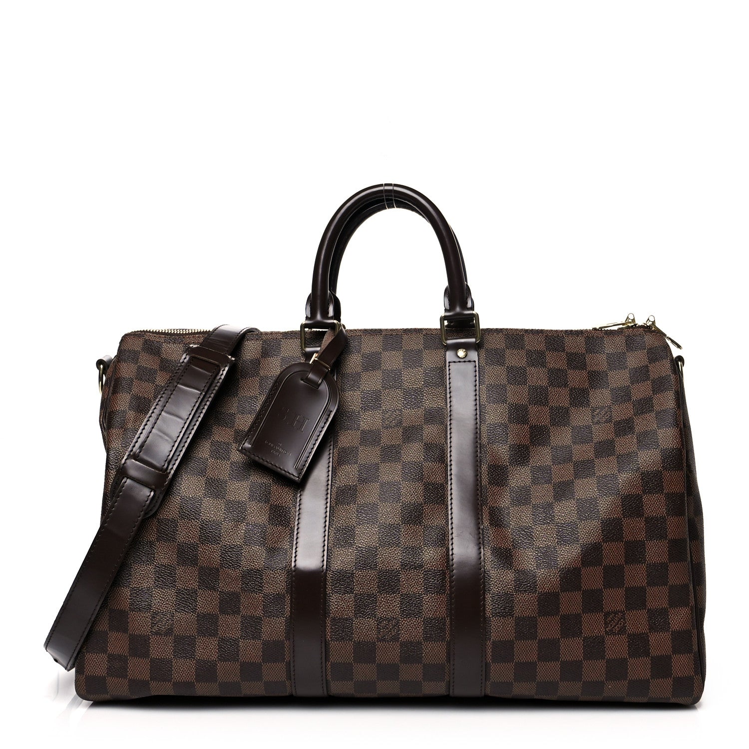 Louis Vuitton Damier Ebene Keepall Bandouliere 45 1 of 11