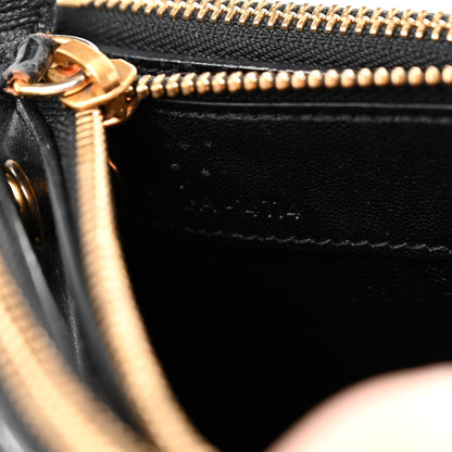 Celine Snakeskin Small Trio Crossbody Bag Black 9 of 15