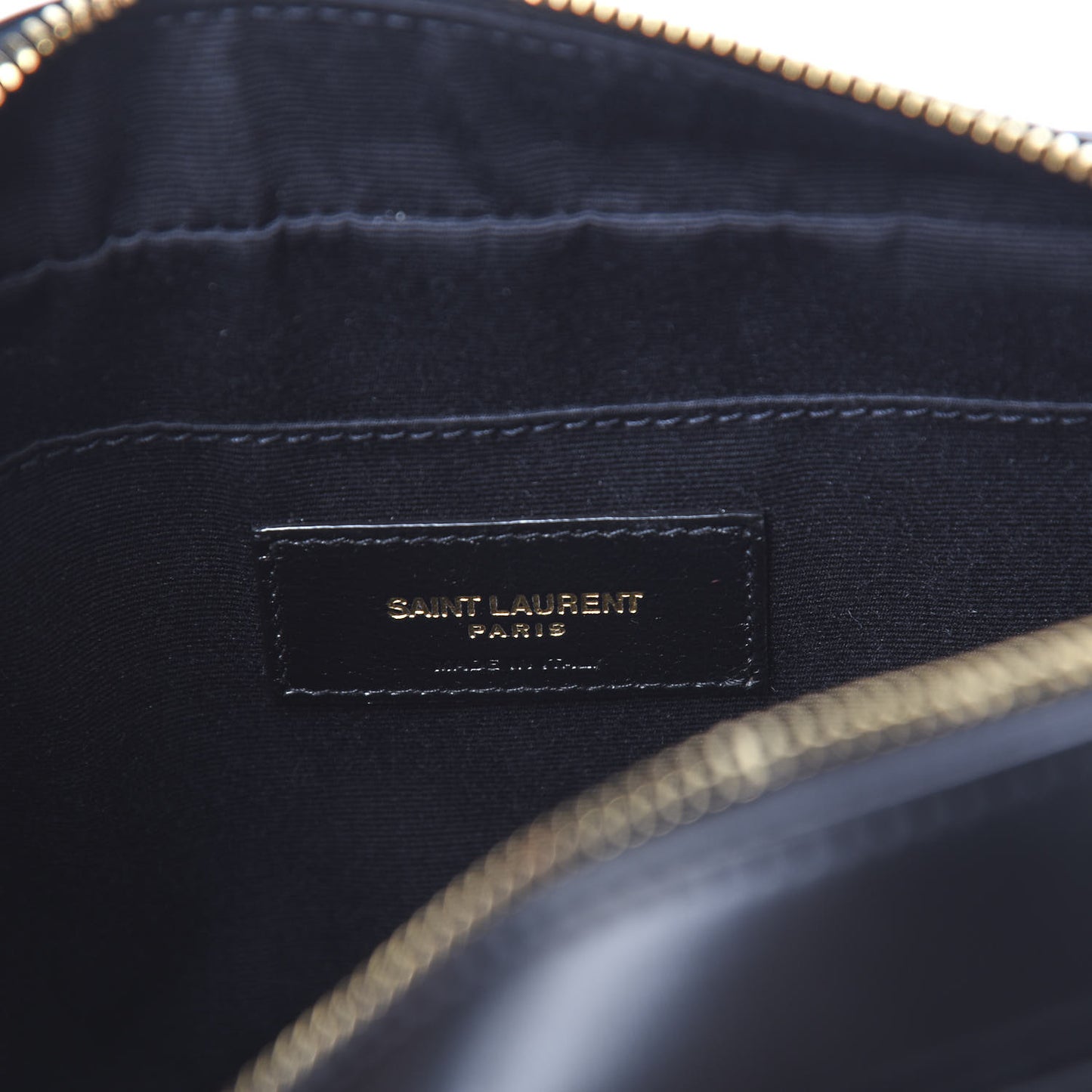 Calfskin Matelasse Monogram Lou Camera Bag Black