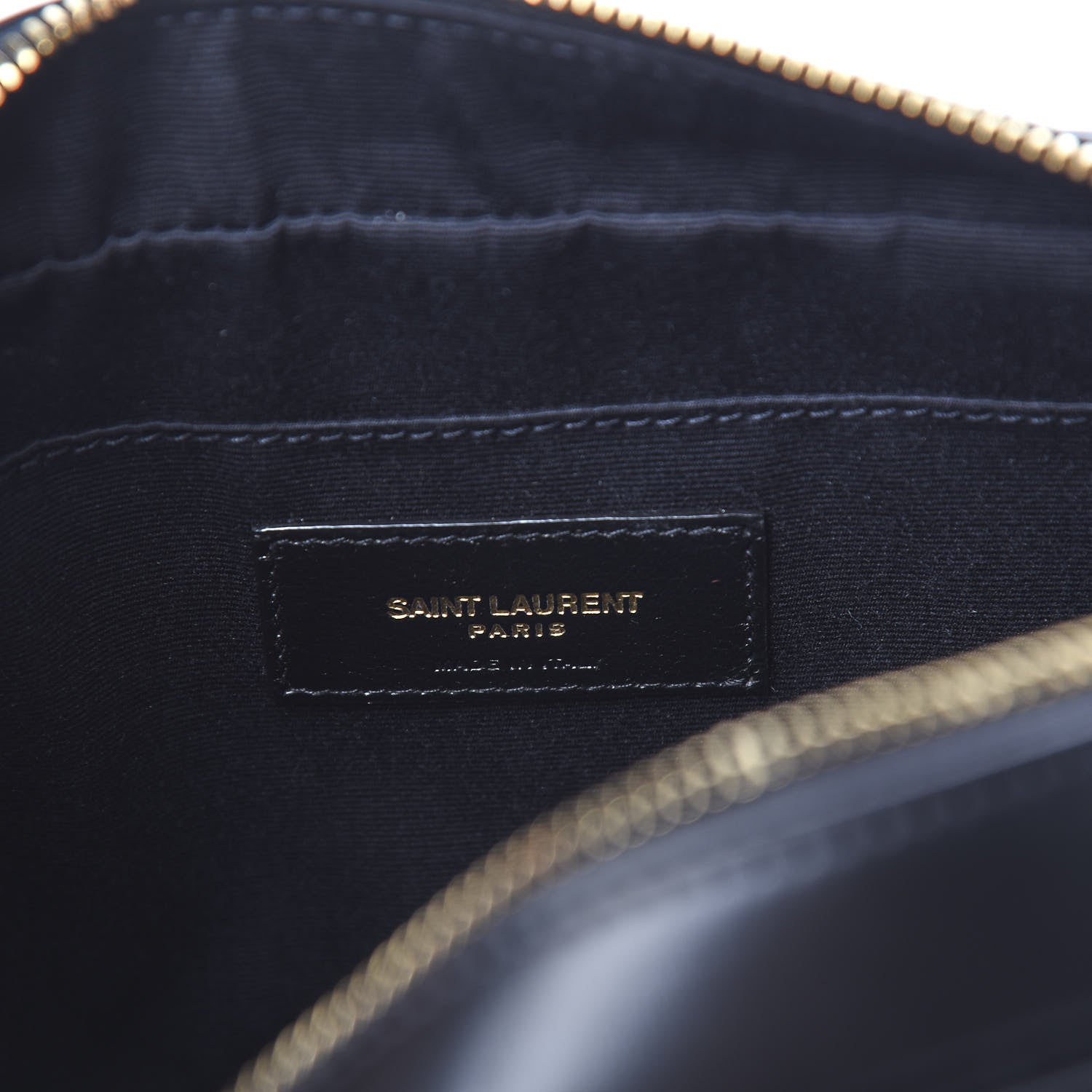 Saint Laurent Calfskin Matelasse Monogram Lou Camera Bag Black 5 of 9