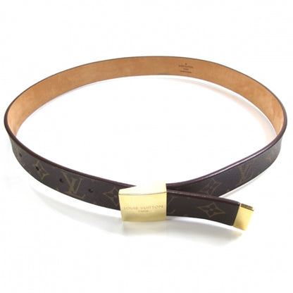 Louis Vuitton Monogram Belt w Gold Buckle 85/34 1 of 6