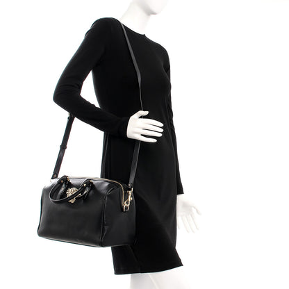 Versace Calfskin Palazzo Duffle Bag Nero Black 3 of 10