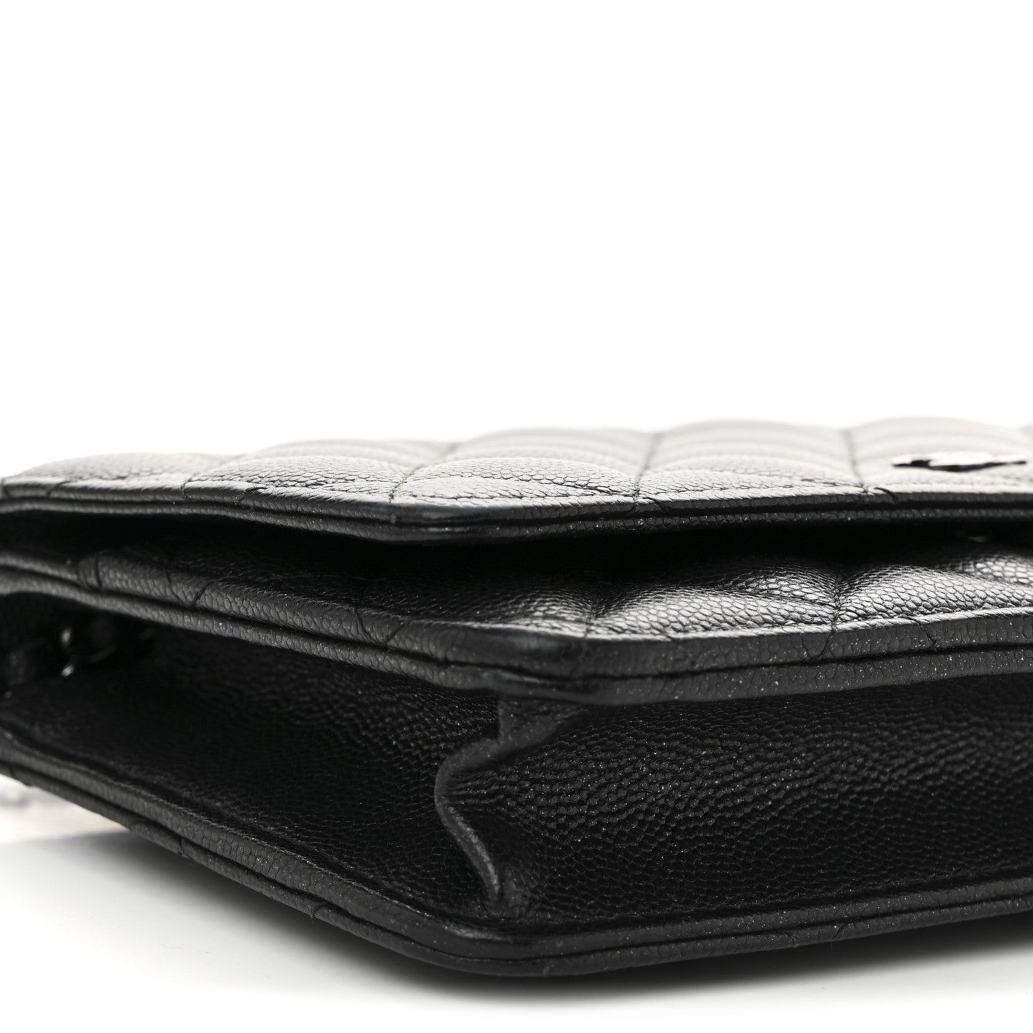 Chanel Caviar Quilted Wallet on Chain WOC Black 10 of 11