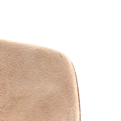 Saint Laurent Suede Calfskin Opyum 110 Sandals Cachemere 39.5 Pale Gold 11 of 13