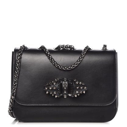 Christian Louboutin Calfskin Small Sweety Charity NV Shoulder Bag Black 1 of 9