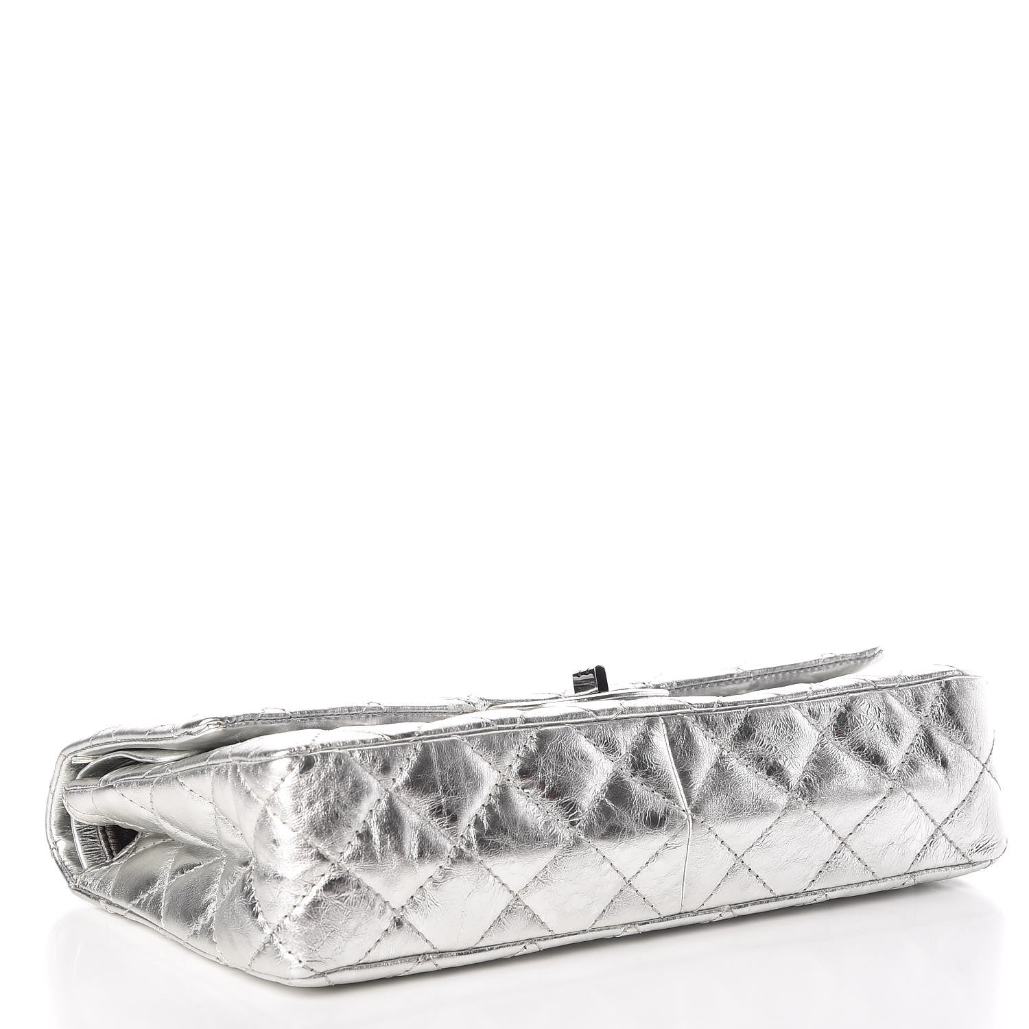 Chanel Metallic Aged Calfskin Quilted 2.55 Reissue 226 Flap Silver 4 of 11