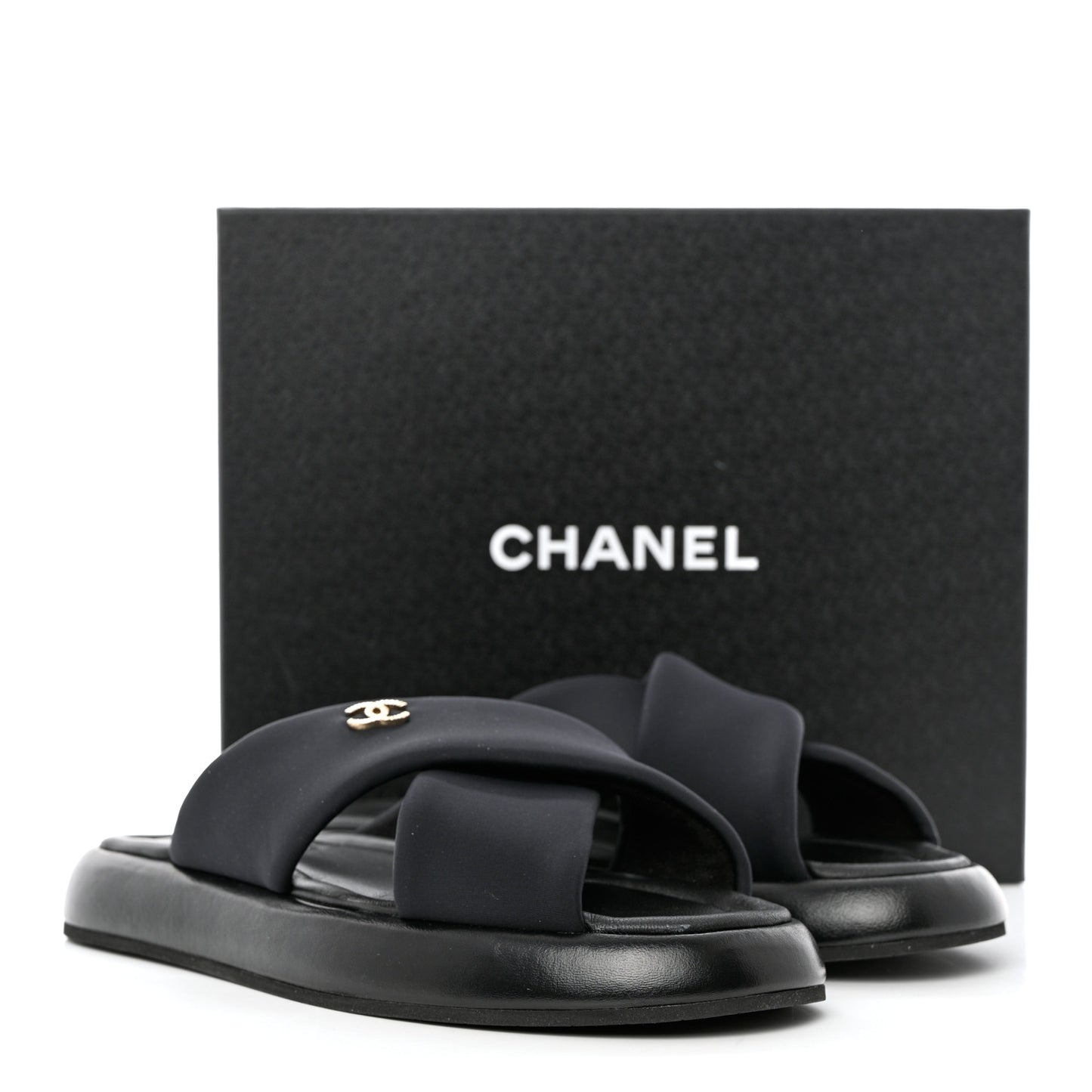 Fabric CC Mules Sandals 41 Black