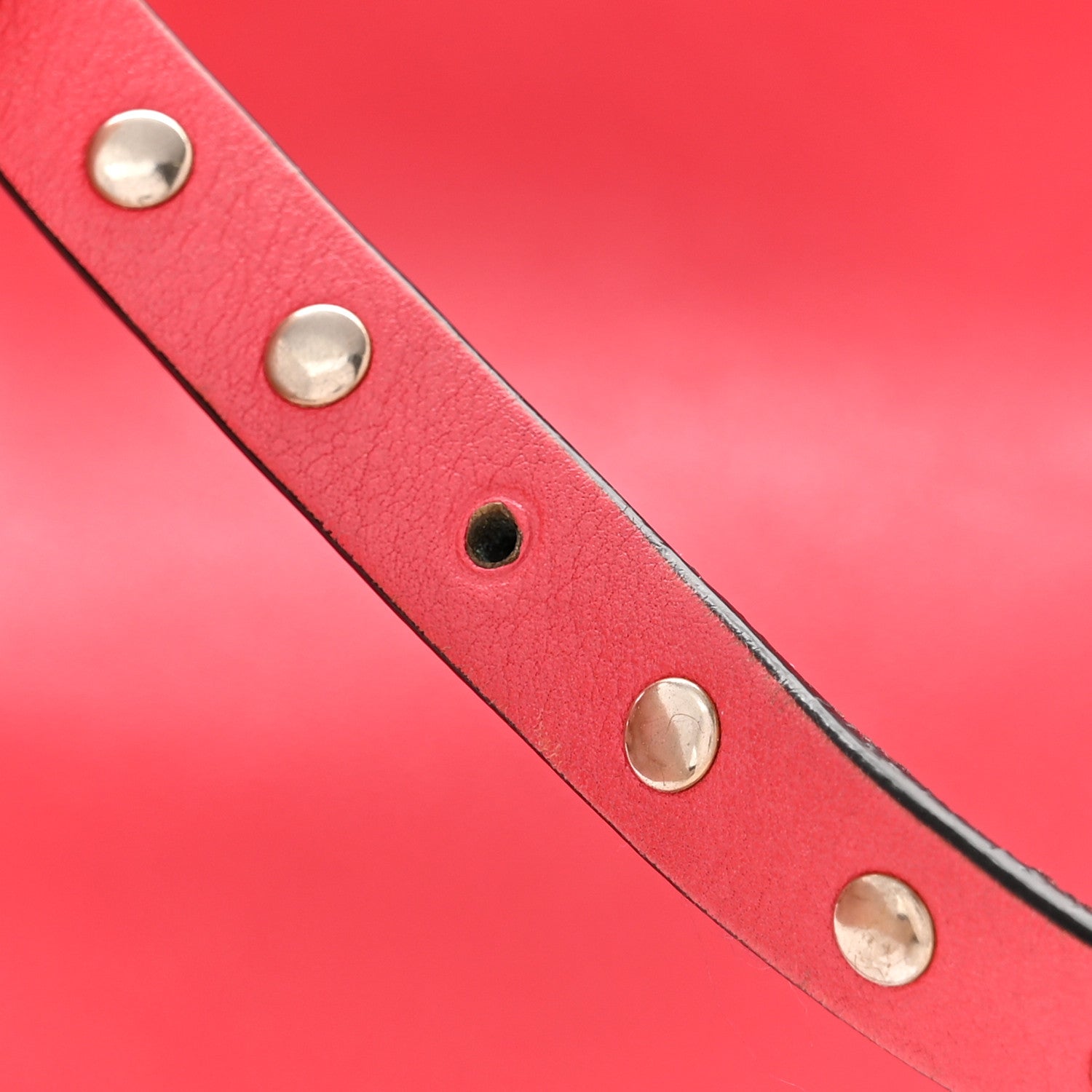 Valentino Garavani Vitello Small Rockstud Tote Deep Rose 10 of 10